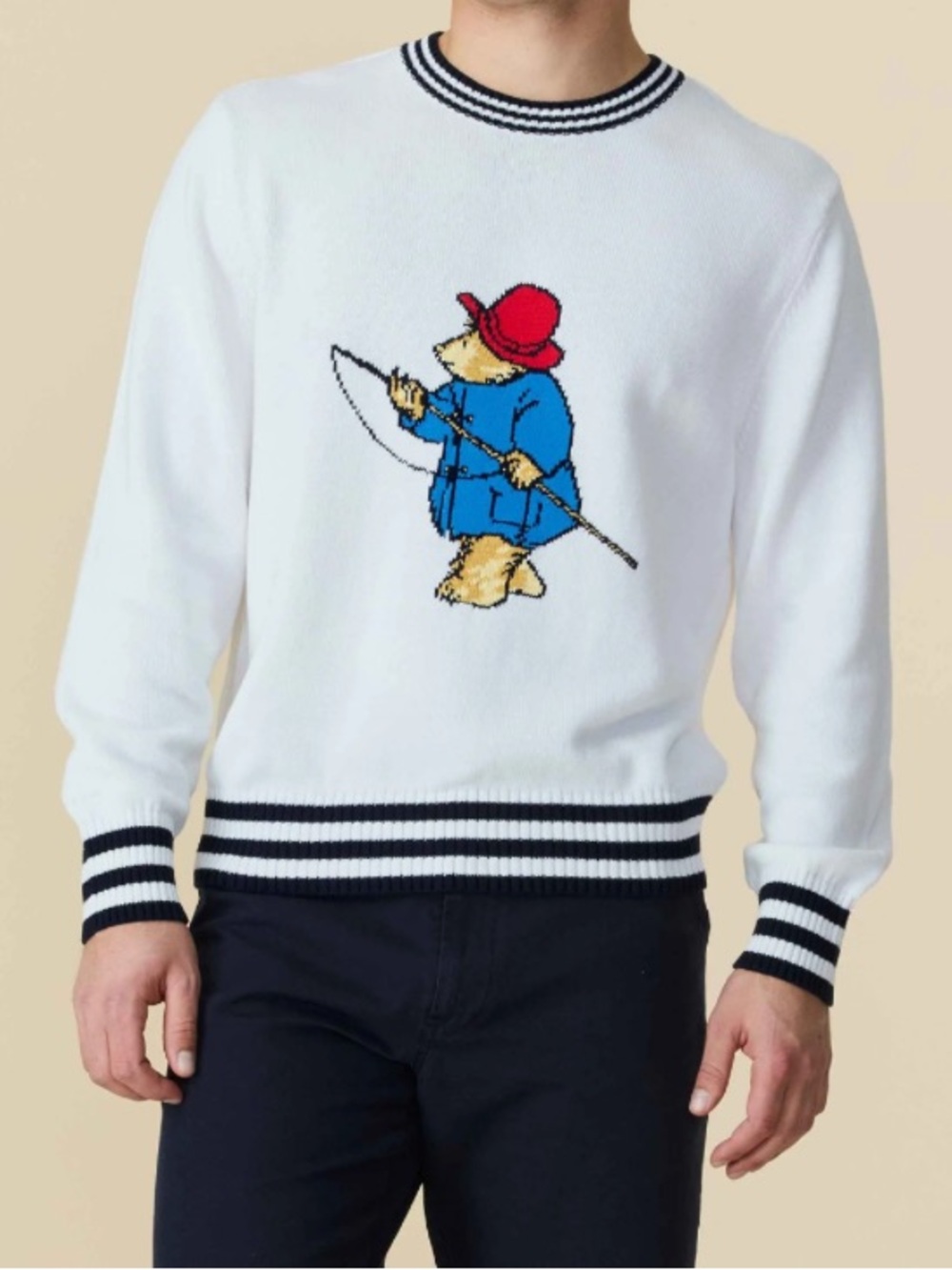 NWT Rowing Blazers Paddington Bear sweater unisex sz small